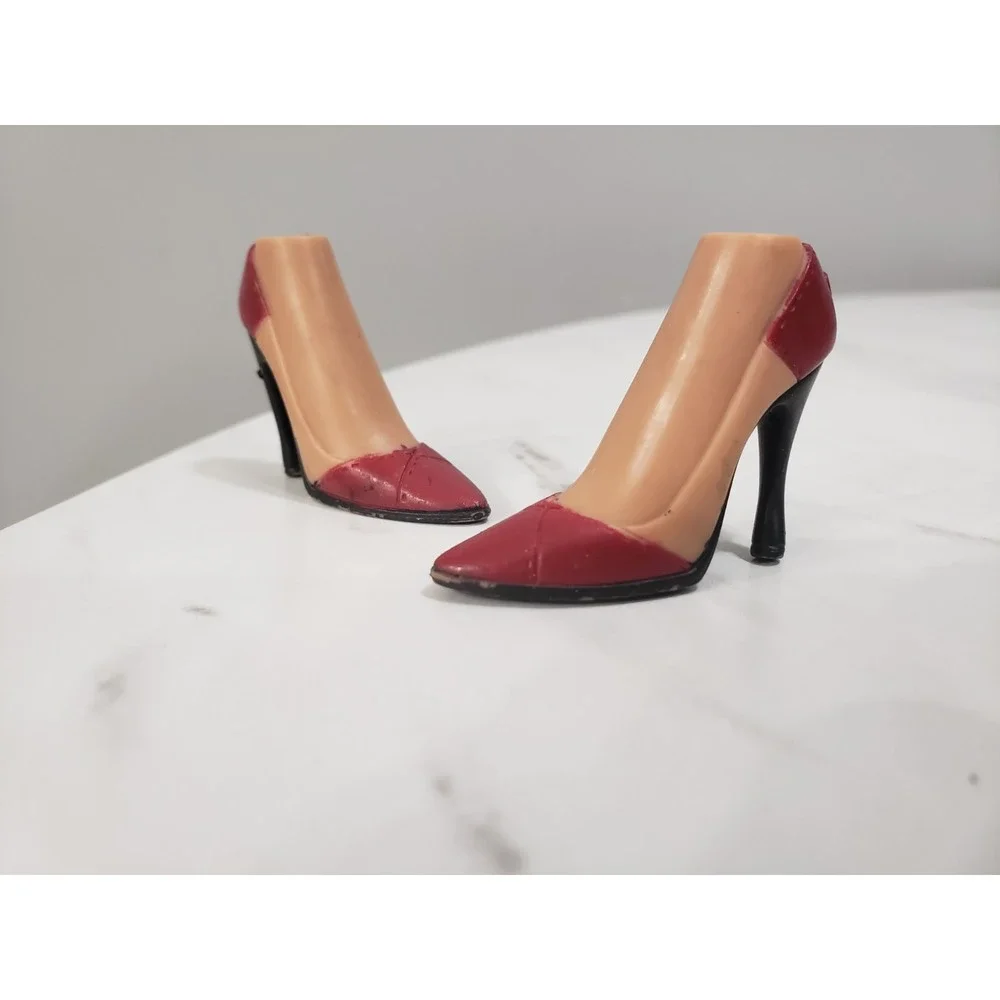 Twiins Twins Nona MGA Bratz Girlz Doll Shoes Black & Red Pumps Heels (See Photos